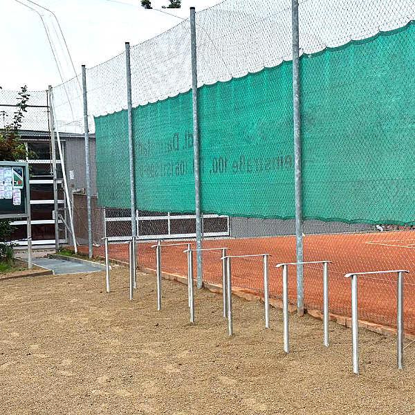 Fahrradbügel Anlehnbügel aus Edelstahl zum einbetonieren